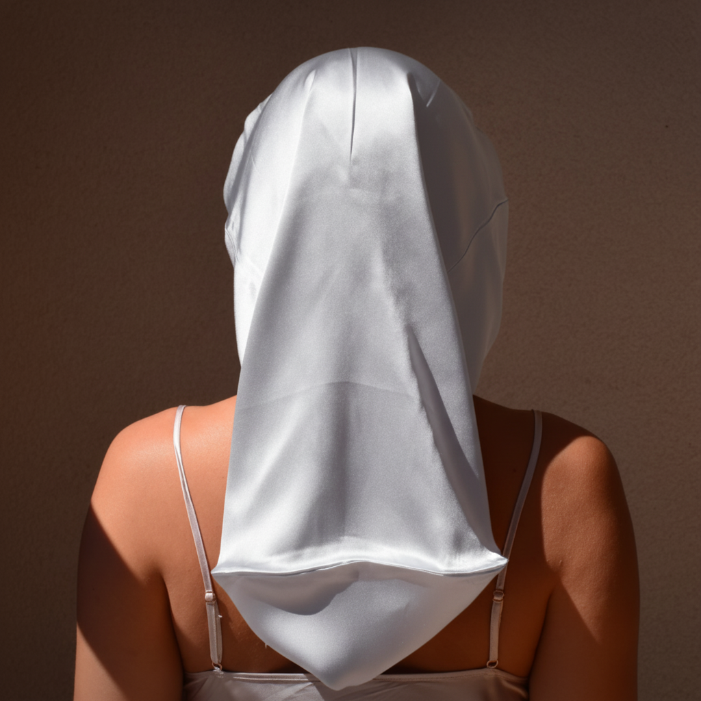 Le Cocon – Bonnet de nuit protecteur - 100% soie de mûrier